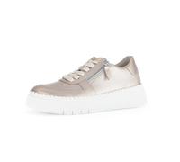 Gabor Leder-Sneakers in Beige - 49% | Größe 38,5 | Damen Sneakers