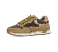Sneaker GABOR "Gabor Sneaker Nappaleder", Damen, Gr. 40, walnut, Nappaleder, Schuhe Sneaker (99534608-40) walnut