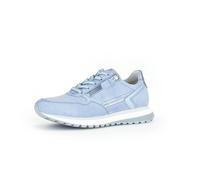 Gabor Damen Low-Top Sneaker, Frauen Sneaker,Laufschuhe,sportlich,Passform,Comfort,wechsel-Fussbett,Optifit,breit,weich,f,Azur/Sky,39 EU / 6 UK