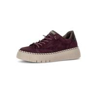 Gabor 6014.01.006 Damen Plateau Sneaker Rauleder in red - Gr. 40