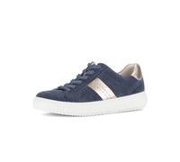 Gabor Schnürhalbschuh Denim/Puder Leder/Lederimitat Damen Größe 41