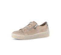 Sneaker GABOR "Sneaker low", Herren, Gr. 40,5, beige, Schuhe Sneaker (26970145-40,5) beige