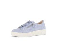 Gabor - Sneaker low Rauleder beige blau - Gr. - 39 EU | 6 UK