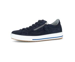 Gabor Sneaker Schuhe blau Velour 86.518.36 für Damen, blau, Größe 38 EU / 5 UK