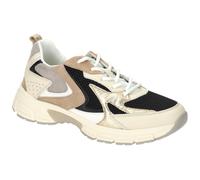 Gabor Damen Sneaker Low-Top 66.606.39 Strass schwarz/beige/gold Größe 39 (UK 6)