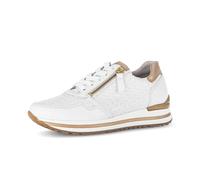 Sneaker GABOR "Sneaker low", Damen, Gr. 38,5, weiß, Schuhe Sneaker (23636540-38,5) weiß