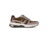 Gabor Damen Low-Top Sneaker, Frauen Halbschuhe,Strassenschuhe,Sportschuhe,Freizeitschuhe,Turnschuhe,Laufschuhe,Cacao/roof/m.(S.tr),38 EU / 5 UK