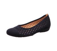 Gabor Schuhe Ballerina blau gelocht 64.169.16 - Größe 41
