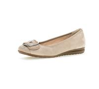 Gabor sportliche Ballerinas 42.625.34 desert FS 2020 für Damen, beige, Größe 40 ½ EU / 7 UK