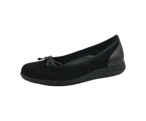 Gabor sportliche Ballerinas für Damen, schwarz, Größe 38 EU / 5 UK
