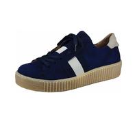 Gabor Sportliche Schnürschuhe für Damen, blau, Größe 37 ½ EU / 4,5 UK