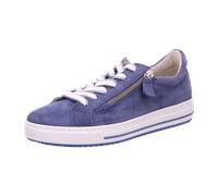 Gabor Sportliche Schnürschuhe für Damen, blau, Größe 38 ½ EU / 5,5 UK