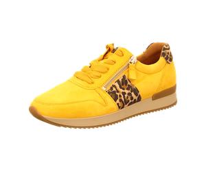 Gabor Sportliche Schnürschuhe für Damen, gelb, Größe 44 EU / 9,5 UK