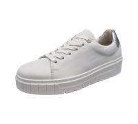Gabor Sportliche Schnürschuhe für Damen, weiß, Größe 38 ½ EU / 5,5 UK