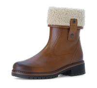 Gabor Stiefel braun Glattleder Fellkragen beige 72.770.54 für Damen, braun, Größe 36 EU / 3,5 UK