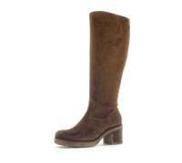 Gabor Damen Plateaustiefel, Frauen Stiefel,Sensitive,Basic,Derby,Silber,rosa,grau,beige,Lack,braun,klassisch,gesund,Cognac (Micro),38 EU / 5 UK