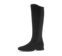 Stiefel GABOR "Gabor Stiefel Veloursleder/Microfaser", Damen, Gr. 43, schwarz, Microfaser, Veloursleder, Schuhe (58979936-43) schwarz