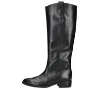 Bikerboots GABOR "Gabor Stiefel Glattleder", Damen, Gr. 40,5, schwarz, Glattleder, Schuhe (75990226-40,5) schwarz