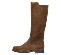 Stiefel GABOR "Gabor Stiefel Veloursleder", Damen, Gr. 38,5, whisky, Veloursleder, Schuhe Stiefel (83621166-38,5) whisky
