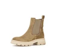 Gabor Stiefelette Veloursleder/Textil Hellbraun - 38,5