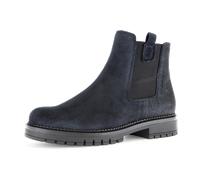Gabor Stiefelette blau Velour H-Weite 72.720.46 für Damen, blau, Größe 38 EU / 5 UK