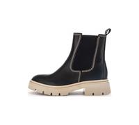Gabor Stiefelette Leder/Textil Schwarz/Beige Warmfutter - 40
