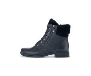 Gabor Stiefelette Leder/Textil Schwarz Warmfutter - 38