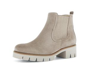 Gabor Stiefelette Profilsohle für Damen, beige, Größe 41 EU / 7,5 UK