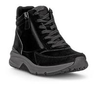 Gabor Stiefelette Rollingsoft |schw/anthr.(Micro)| EU 38½