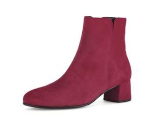 Gabor Stiefelette rot merlot Velour 75.680.35 für Damen, rot, Größe 38 ½ EU / 5,5 UK