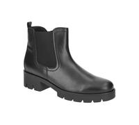 Chelseaboots GABOR Gr. 38,5, schwarz Damen Schuhe Plateaustiefeletten mit angesagter Profilsohle Bestseller (32204168-38,5)