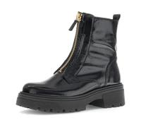 Gabor Stiefelette 71.763.97 – schwarz, Lack, Front-Zip – Größe 43