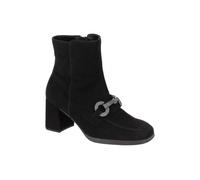 Gabor Stiefelette schwarz Velour mit Schmuck 35.693.17 - Größe 37.5