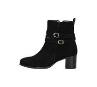 Gabor Stiefelette 75.693.17 Damen Veloursleder Schwarz/Gold Größe 37 EU