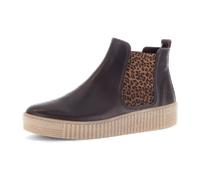 Chelseaboots GABOR "Chelsea Boot Glattleder", Damen, Gr. 37, braun, Schuhe Chelseaboots (64484959-37) braun