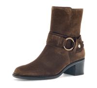 Gabor Stiefeletten - Gr. 38,5 - Braun - Rauleder
