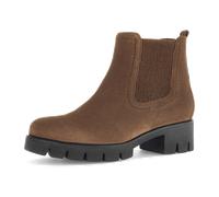 Stiefelette GABOR "Gabor Stiefelette Veloursleder", Damen, Gr. 40, whisky, Veloursleder, casual, Schuhe (68076700-40) whisky