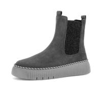 Gabor Chelsea Boots - Gr. 38 - Grau - Rauleder