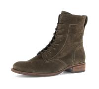 Gabor Schnürstiefeletten - Gr. 41 - Grün - Rauleder