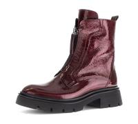 Gabor Damen Biker Boots, Frauen Stiefeletten,hoch,Stiefel,Bootee,Booties,halbstiefel,Kurzstiefel,Bordo (Altsilber),38.5 EU / 5.5 UK