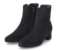 Stiefelette GABOR, Damen, Gr. 38, schwarz, Ziegenveloursleder, unifarben, elegant, Schuhe, Blockabsatz, Businesschuh, Ankleboots mit Best Fitting-Ausstattung (83537648-38) schwarz