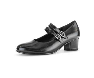Gabor Tunis Pumps schwarz Lack 72.212.97 für Damen, schwarz, Größe 37 ½ EU / 4,5 UK