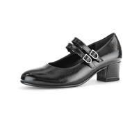 Gabor Tunis Pumps schwarz Lack 72.212.97 für Damen, schwarz, Größe 40 EU / 6,5 UK