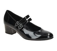 Gabor Tunis Pumps schwarz Lack 72.212.97 - Größe 40.5