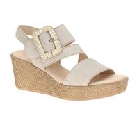 Gabor Wedges Keil Sandale grau Velour 84.771.12 - Größe 39