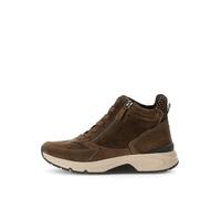 sportliche Stiefeletten Rauleder braun braun - Gr. - 4.5