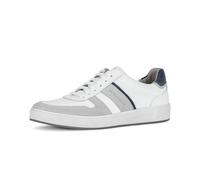 Pius Gabor Herren Sneaker Low,Halbschuhe,recyceltes Futter,Wechselfußbett,Freizeitschuhe,Turnschuhe,White/Off-White/Fjord,49.5 EU / 14 UK