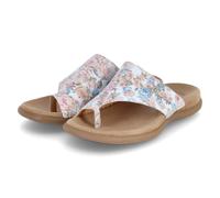 Gabor Damen Pantoletten, Frauen Slipper,Best Fitting,Sommerschuhe,sommerclogs,Sandalen,Freizeitschuhe,Schlupfschuhe,Weiss/Multic.,44 EU / 9.5 UK