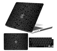GABraden Kompatibel mit MacBook Air 13,6 Zoll Hülle 2022 Release A2681 M2 Chip mit flüssigem RetinaDisplay Touch ID und Tastaturschutzfolien, LaptopKunststoffHartschale (schwarzes