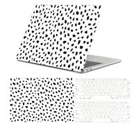 GABraden Kompatibel mit MacBook Air 13 Zoll Hülle, 2020 2019 2018 Release, (A2337 M1 A2179 A1932), mit Touch-ID und 2 Tastaturschutzfolien, Laptop-Kunststoff-Hartschale (Wh. ite-D28)